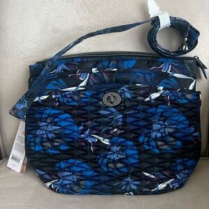 NWT Lug Adagio Crossbody Bag in Botanical Black